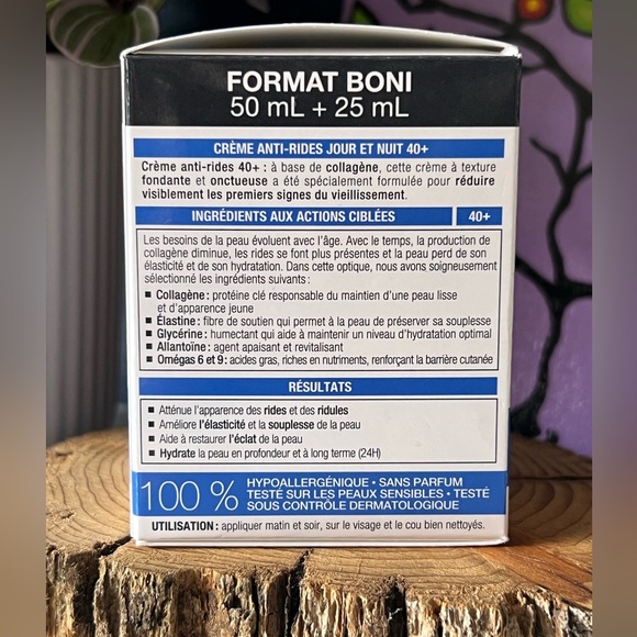 Marcelle Anti-Wrinkle Cream 40+ with Collagen - Bonus Size 75 mL - Picture 4 of 4